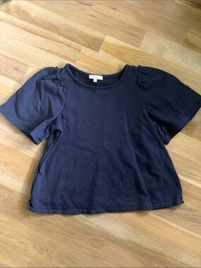 Eri & Ali Navy Blue Sweatshirt Top